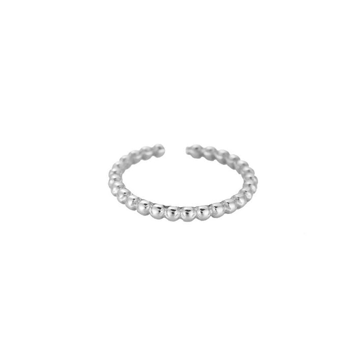 Filigraner anpassbarer Ring „Dots“ | Silber